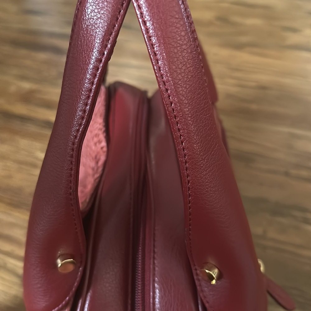 Rodania Crocodile Genuine Leather Bag in Dark Red♥️ - Picture 16 of 17